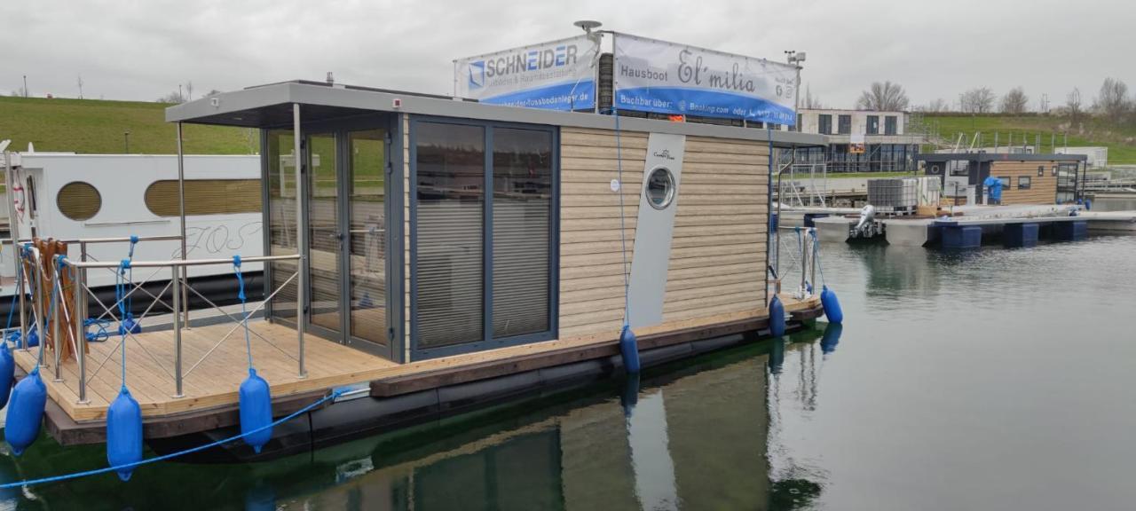 Mobiles Hausboot El'Milia Hotel Braunsbedra Eksteriør billede